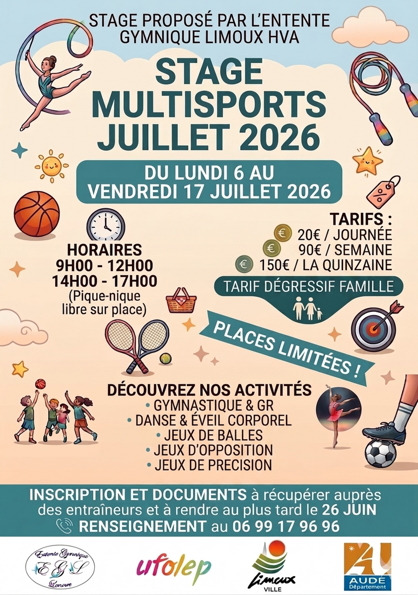 stage sportif 2026