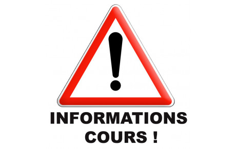 Information aux Adhérents ! 