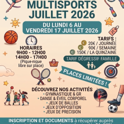 stage sportif 2026